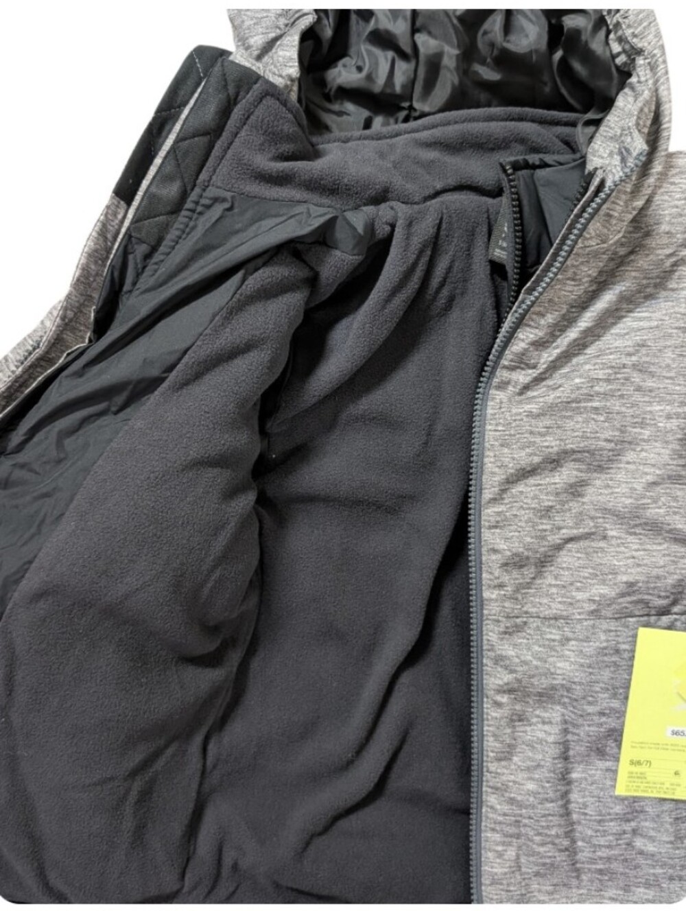Target Kids Gray Hooded Snow Jacket Size 6/7 - Picture 3 of 5